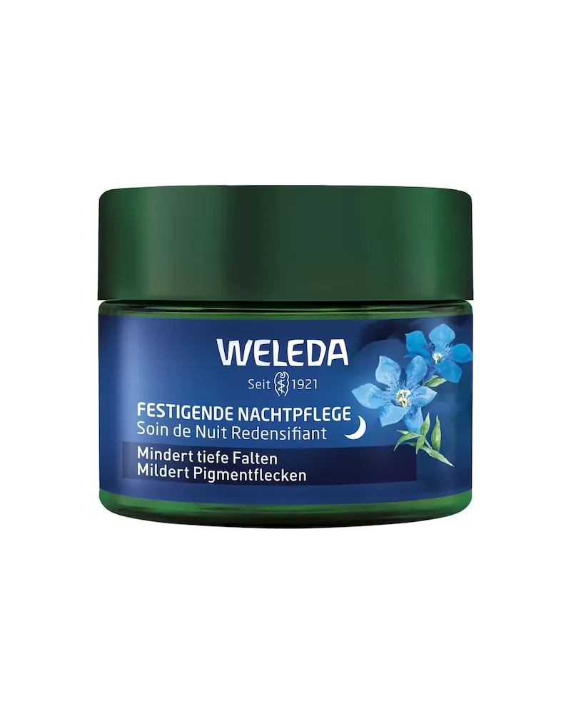 Weleda Gesichtspflege NachtpflegeNährt intensiv & mindert tiefe FaltenFestigende Nachtpflege Blauer Enzian & Edelweiss 584,00 € / 1 l 