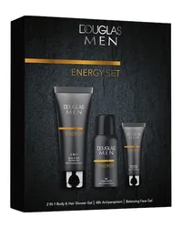 Douglas Douglas Men Gesichtspflege Starter Set 2 in 1 Body & Hair Shower Gel 100 ml + 48h Antiperspirant Spray 50 ml + Balancing Face Gel 25 ml 