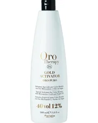 Fanola Farbveränderung Haarfarbe und Haartönung Oro Therapy Oro Puro Gold Activator 12 