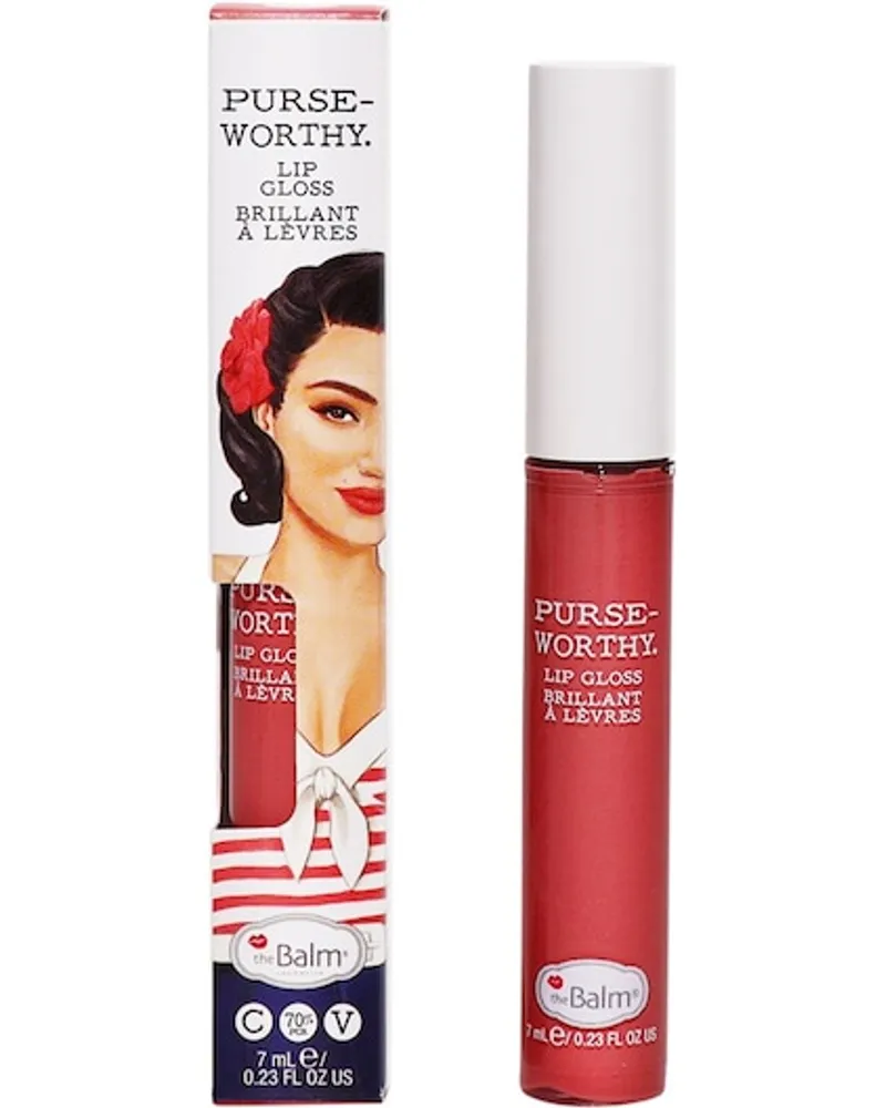 the Balm Lippen Lip Gloss PurseworthyLip Gloss Clutch 