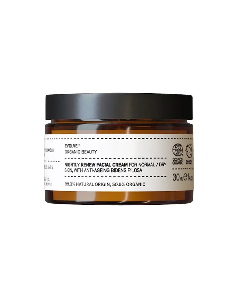 Evolve Organic Beauty Evolve-Organic-Beauty Gesicht FeuchtigkeitspflegeNightly Renew Facial Cream 500,00 € / 1 l 