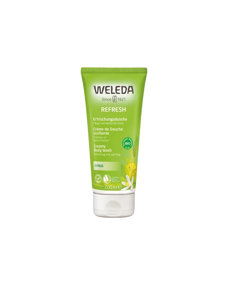 Weleda Koerperpflege DuschpflegeErwecke und erfrische deine Sinne. Mit 100 % natürlichen DuftstoffenRefresh Shower Cream Citrus 22,40 € / 1 l 