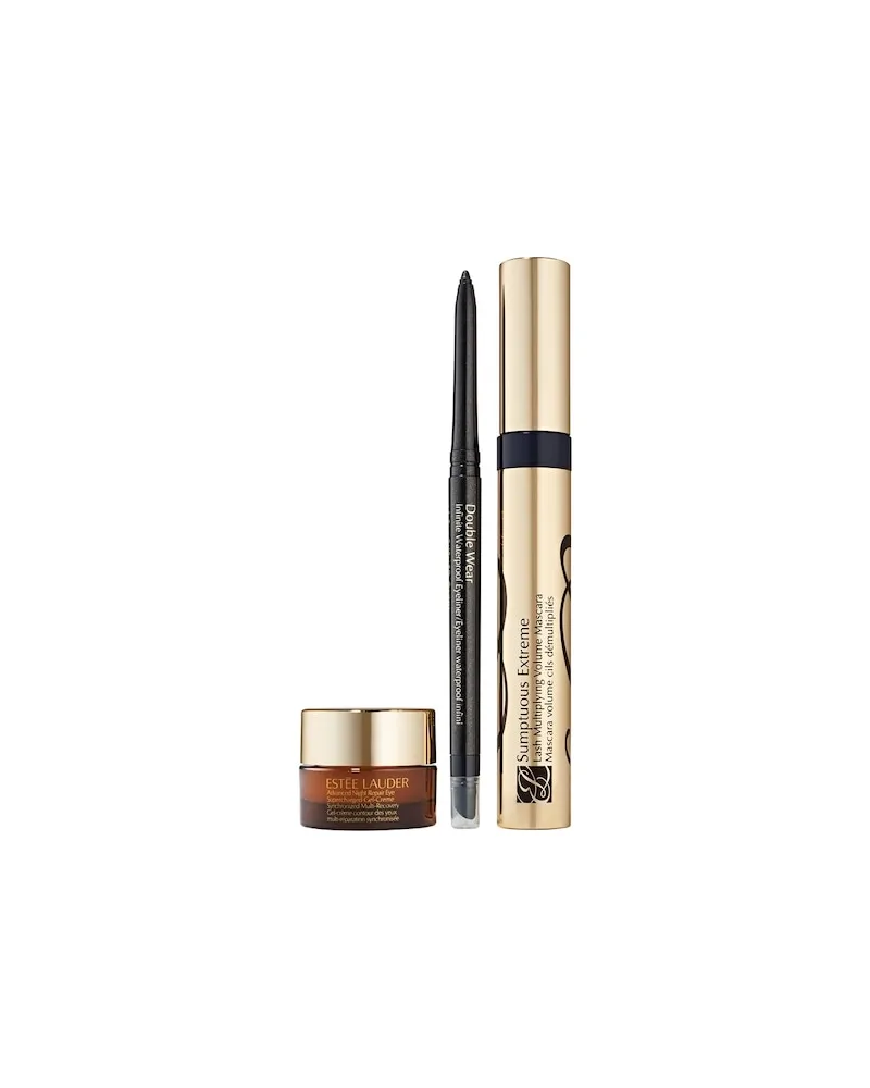 Estée Lauder Estee-Lauder Makeup AugenmakeupNext Level Lashes 1 Sumptuous Extreme Mascara 8 ml + 1 ANR Eye Supercharged Gel Crème 5 ml + 1 Double Wear Infinite Waterproof Eyeliner 40,00 