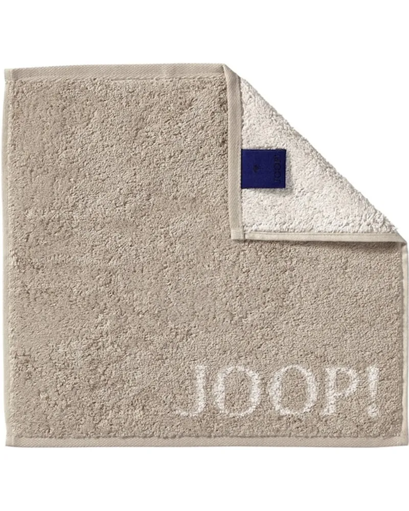 JOOP! Handtücher Classic Doubleface Seiflappen Sand 30 x 30 cm 