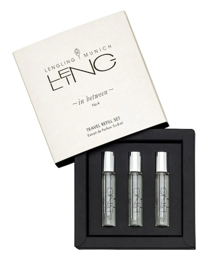 LENGLING MUNICH Unisexdüfte No 4 In Between Travel Refill Set Extrait de Parfum 