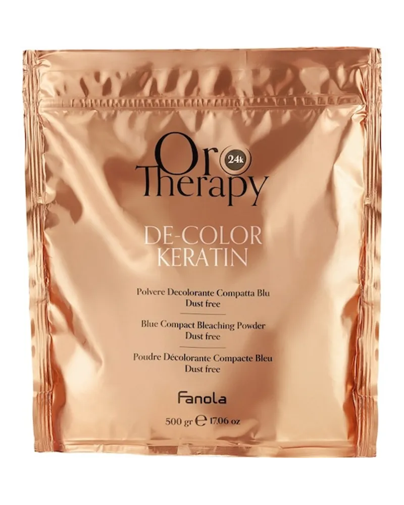 Fanola Haarpflege Oro Therapy De-Color Keratin Blondierpulver 