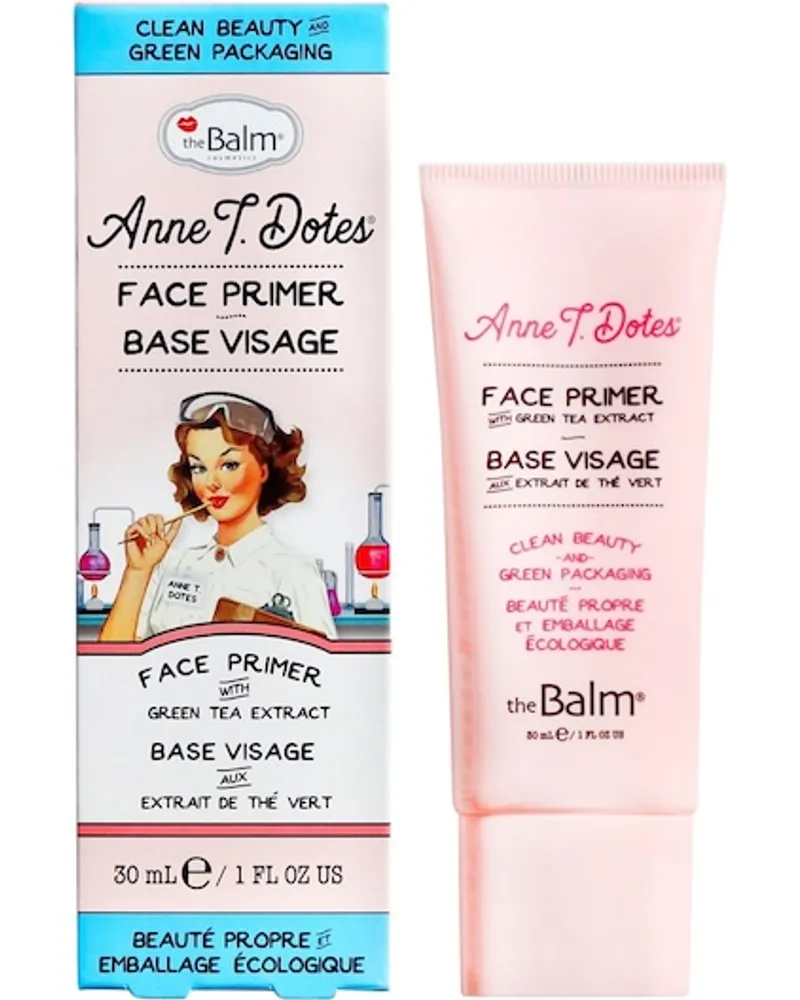 the Balm Collection Clean Beauty & Green Packaging Ann T. Dotes Face Primer 