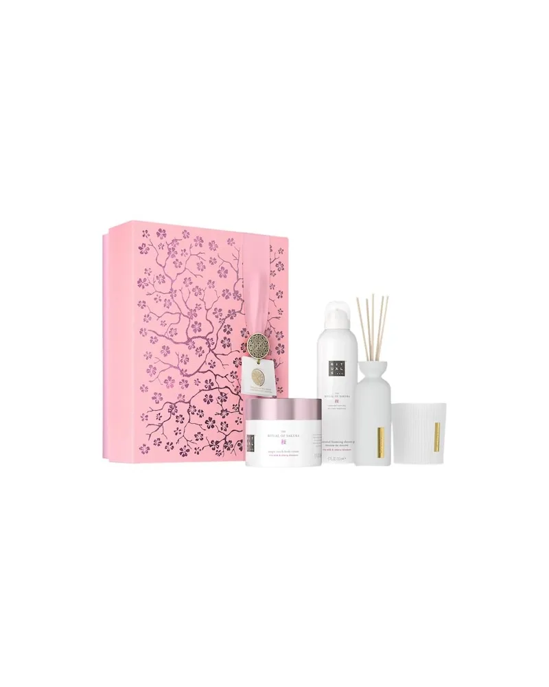 RITUALS Rituale The-Ritual-Of-SakuraGeschenkset Foaming Shower Gel 200 ml + Mini Fragrance Sticks 70 ml + Body Cream 200 ml + Scented Candle 140 g 49,90 