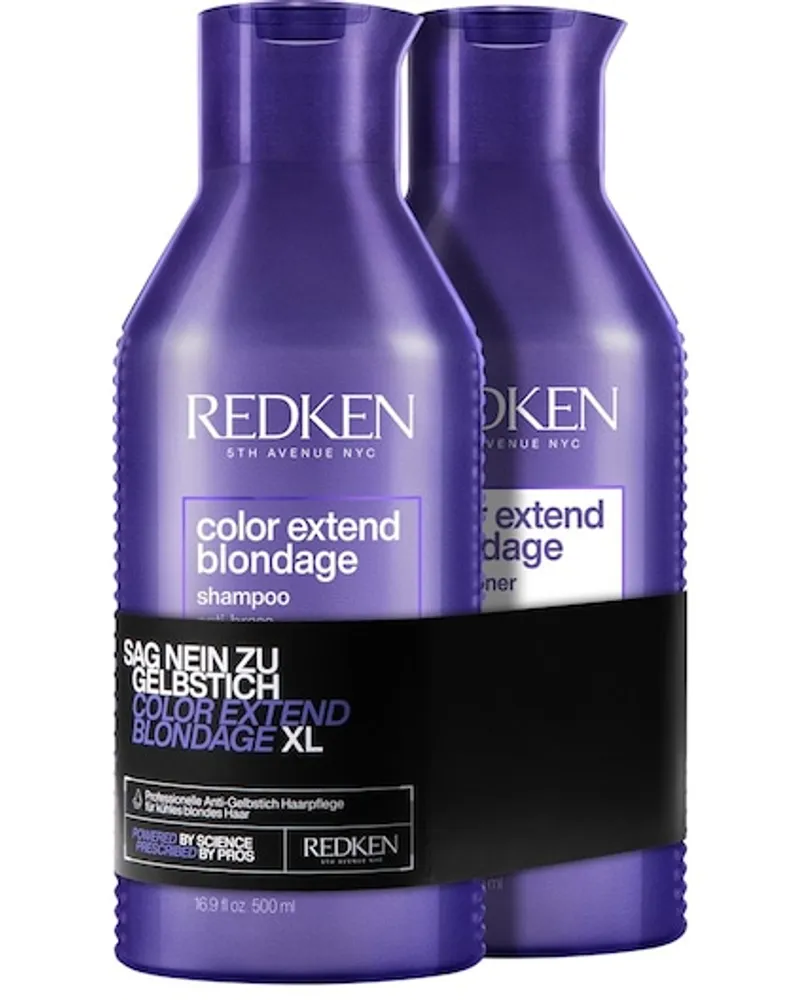 Redken Blondiertes Haar Color Extend Blondage Geschenkset Color Extend Blondage Shampoo 500ml + Color Extend Blondage Conditioner 500ml 