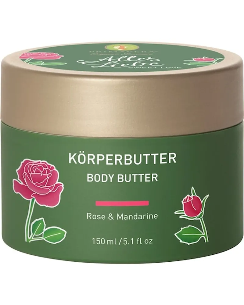 Primavera Körperpflege Körperbutter Rose & Mandarine 