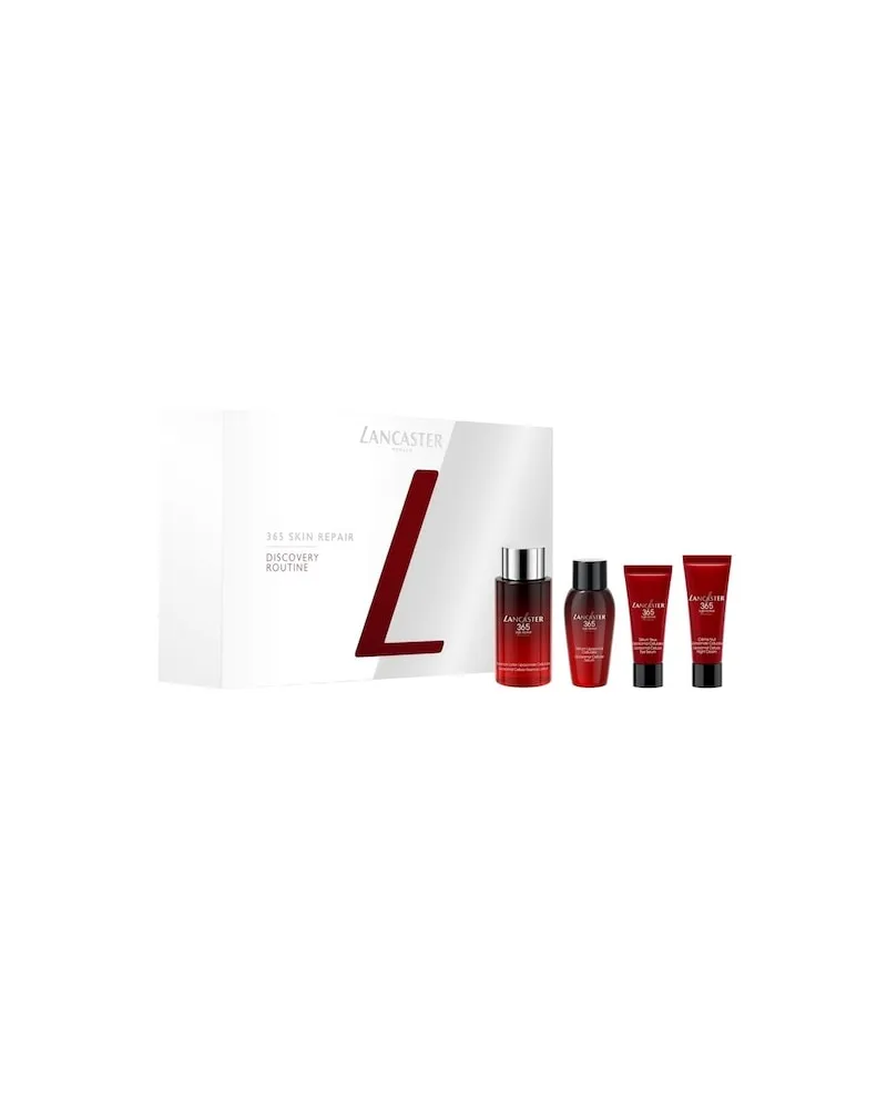 Lancaster Pflege 365-Skin-RepairDiscovery Set Lancaster 365 Skin Repair - Liposomal Cellular Essence 30 ml + Lancaster 365 Skin Repair - Liposomal Cellular Serum 10 ml + Lancaster 365 Skin Repair - Liposomal Cellular Eye Serum 5 ml + Lancaster 365 Skin Repair - Liposomal Cellular Night Cream 7 ml 24,51 