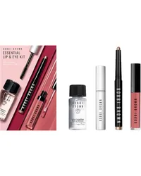 Bobbi Brown Makeup Augen Essential Lip & Eye Kit LongWear Cream Shadow Stick in Glimmer 1,6 g + Smokey Eye Mascara 5,9 ml + Crushed Oil Infused Gloss in der Farbe New Romantic 6 ml + Instant LongWear Makeup Entferner 30 ml 