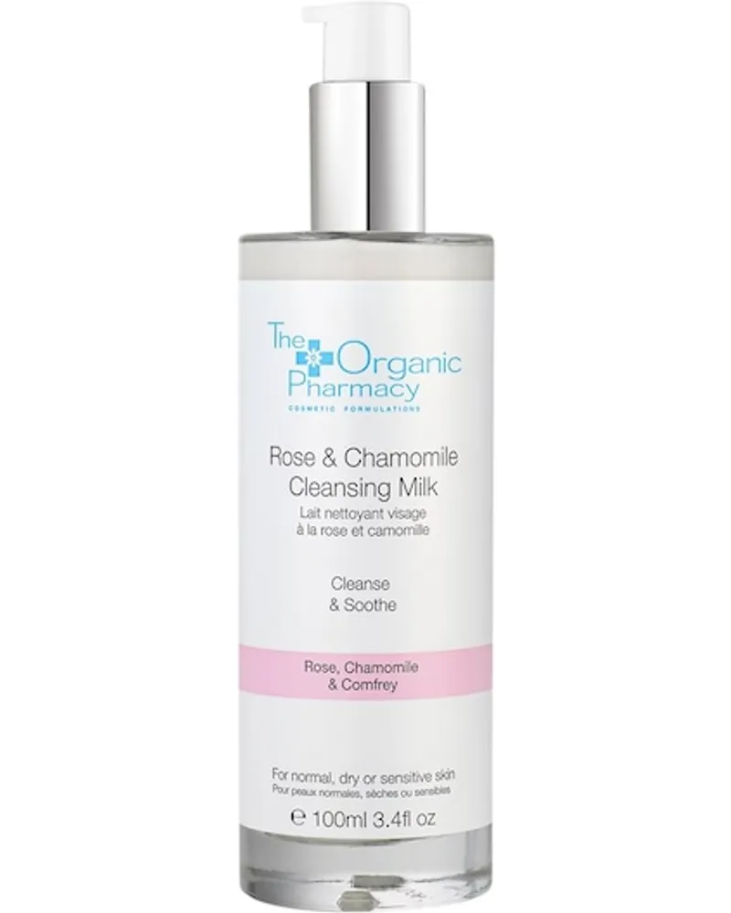 The Organic Pharmacy Pflege Gesichtsreinigung Rose & Chamomile Cleansing Milk 