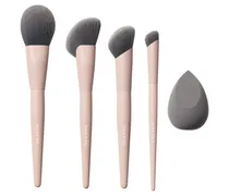 Pinsel Gesichtspinsel-Sets Face Shaping Essentials Set 1x Tapered Powder Brush + 1x Angled Foundation Brush + 1x Angled Concealer Brush + 1x Slanted Sculpting Brush + 1x Pointed Complextion Sponge
