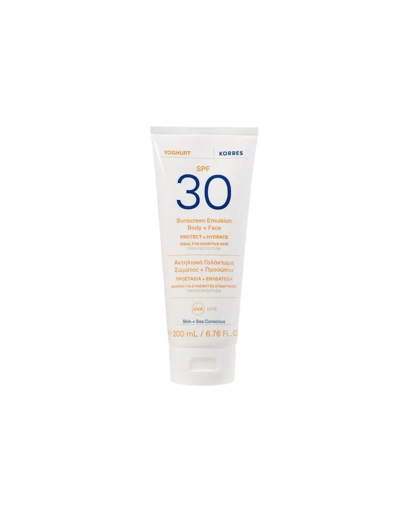 Korres Pflege SonnenpflegeYoghurt Sonnenschutz-Emulsion für Körper und Gesicht SPF30 129,20 € / 1 l 