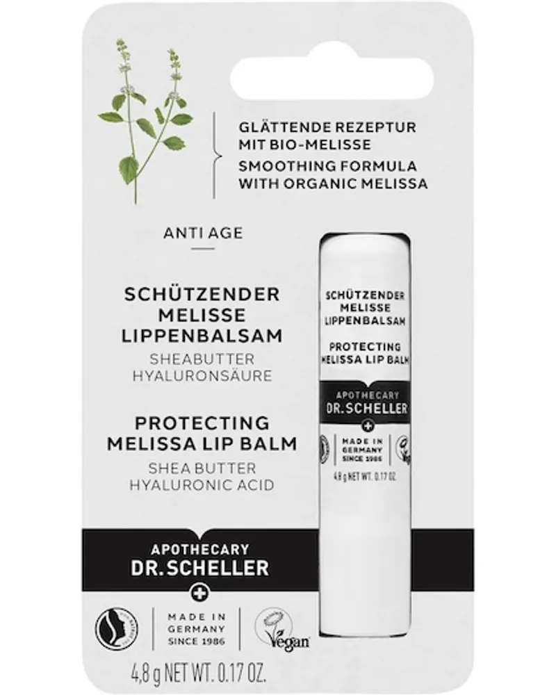 Dr. Scheller Gesichtspflege Feuchtigkeitspflege Schützender Melisse Lippenbalsam 