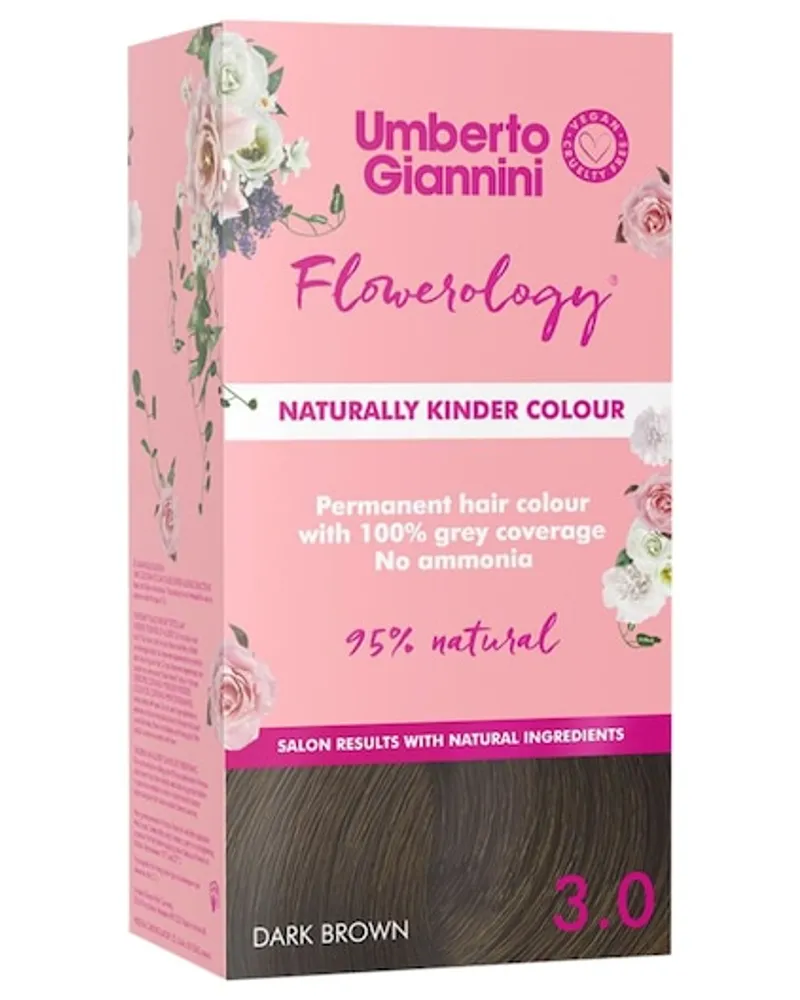 Umberto Giannini Collection Flowerology Vegan Permanent Colour Dark Brown 3.0 