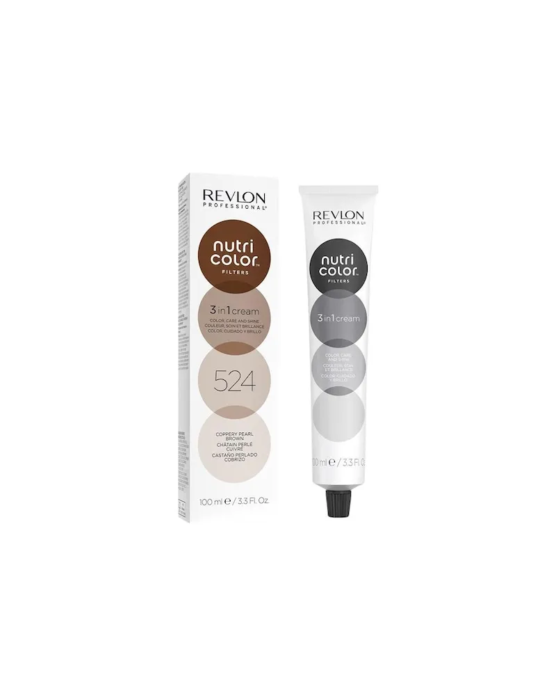 Revlon Revlon-Professional Haarfarbe-Haartoenung Nutri-Color-Filters524 Coppery Pearl Brown 73,00 € / 1 l 