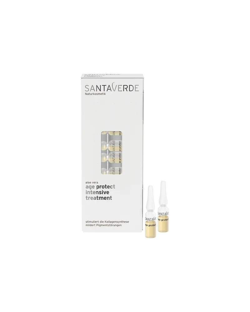 Santaverde GESICHTSPFLEGE AGE-PROTECTintensive treatment ampullen 