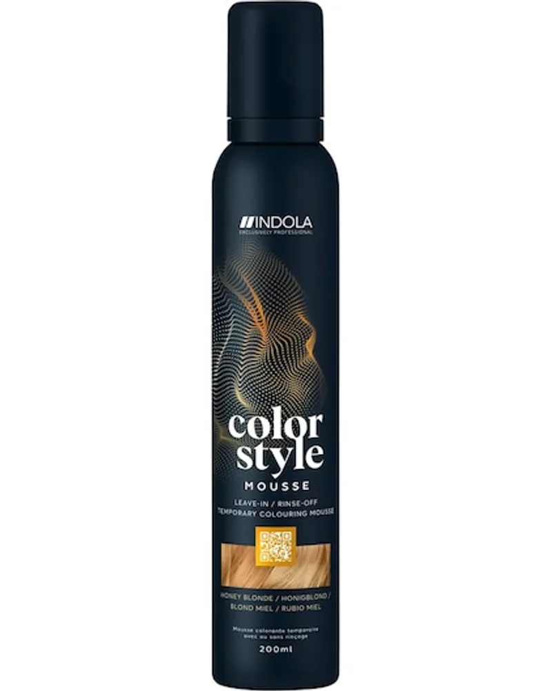 Indola Semi-permanente Haarfarbe Color Style Mousse Honey Blonde 