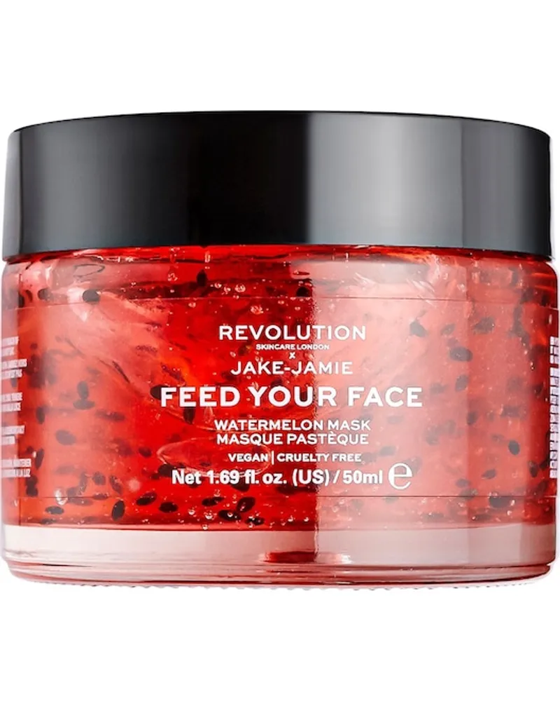 REVOLUTION Beauty Gesichtspflege Masken Jake-JamieFeed Your Face Watermelon Mask 