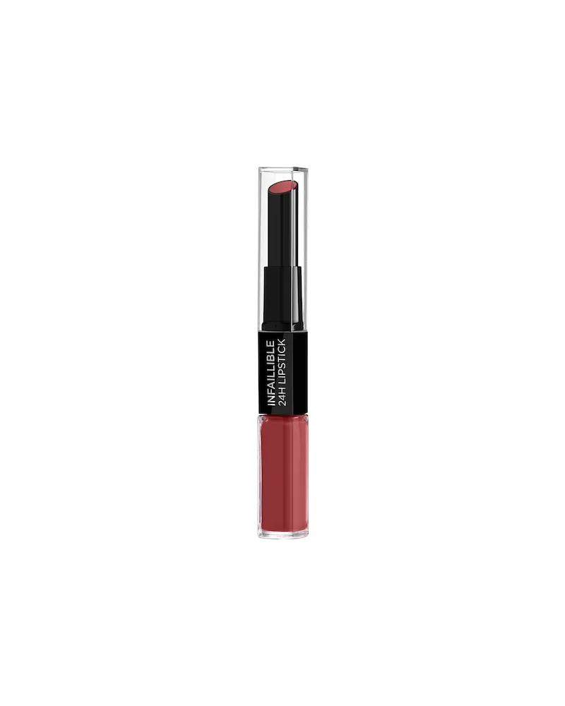 L'Oréal LOreal-Paris Lippen-Make-up LippenstiftInfallible 2-Step Lipstick 804 Metro Proof Rose 