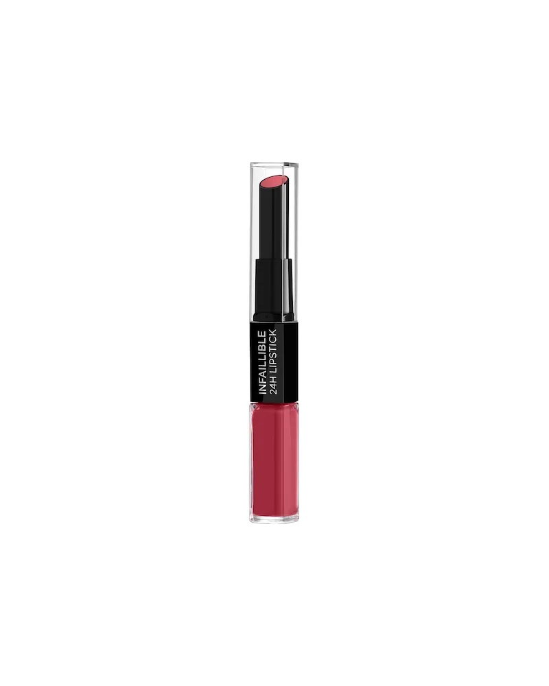 L'Oréal LOreal-Paris Lippen-Make-up LippenstiftInfallible 2-Step Lipstick 804 Metro Proof Rose 