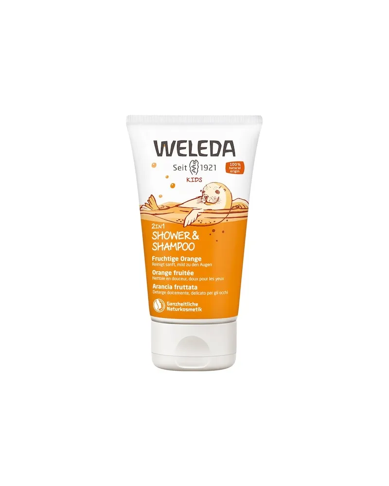 Weleda Schwangerschafts-und-Babypflege Babys-KidsKids 2 in 1 Shower & Shampoo Spritzige Limette 35,73 € / 1 l 