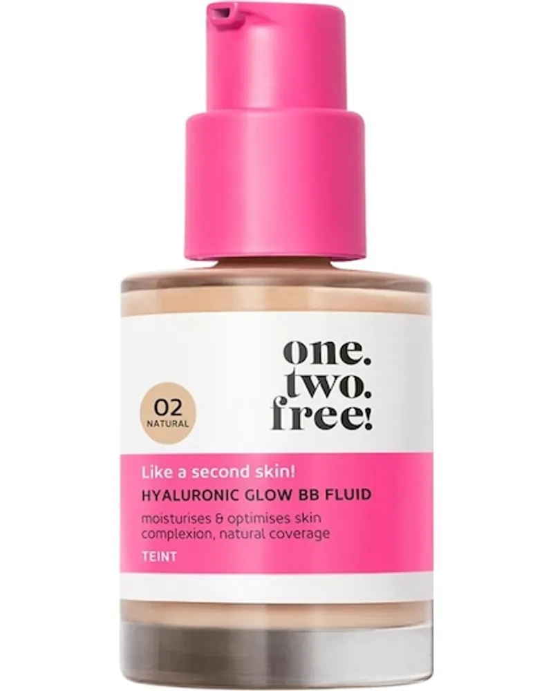 one.two.free! Make-up Teint Hyaluronic Glow BB Fluid 3 Warm 