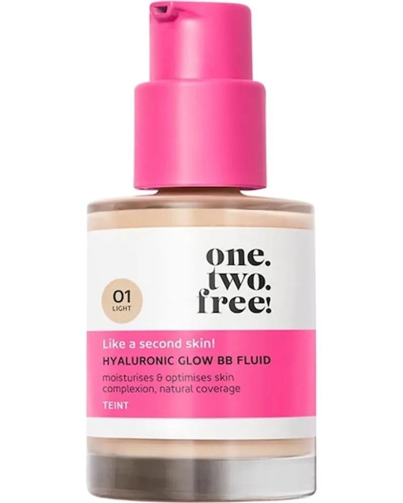 one.two.free! Make-up Teint Hyaluronic Glow BB Fluid 3 Warm 