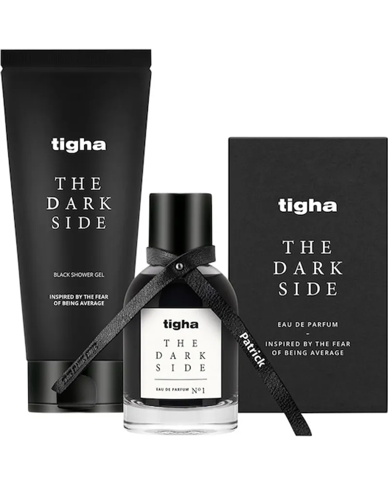 Tigha Unisexdüfte The Dark Side Geschenkset Eau de Parfum Spray 50 ml + Black Shower Gel 200 ml 