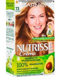 Garnier Haarfarben Nutrisse Creme Dauerhafte Pflege-Haarfarbe 4.3 Cappuccino Goldbraun 