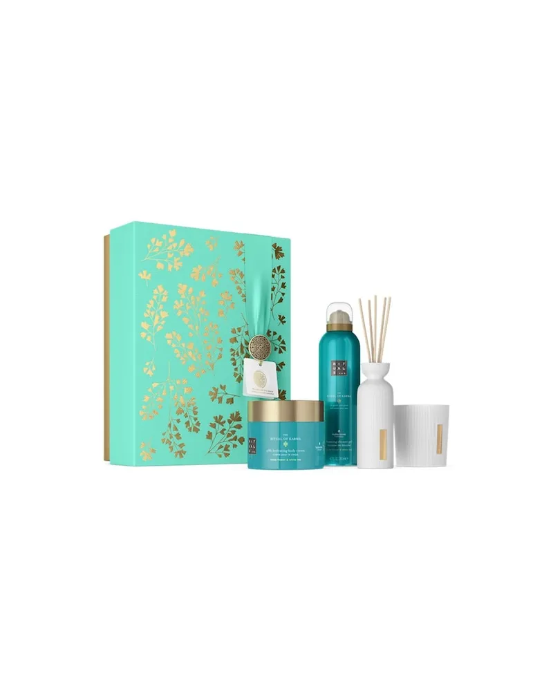 RITUALS Rituale The-Ritual-Of-KarmaGeschenkset Foaming Shower Gel 200 ml + Body Cream 200 ml + Scented Candle 140 g + Mini Fragrance Sticks 70 ml 49,90 