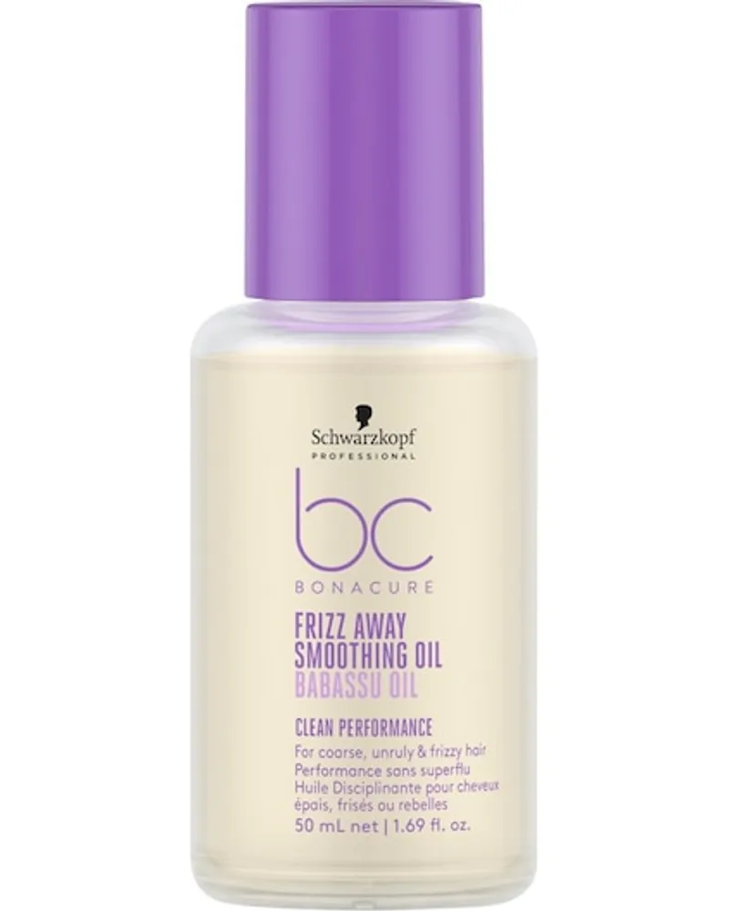 Schwarzkopf BC Bonacure Frizz Away Smoothing Oil 