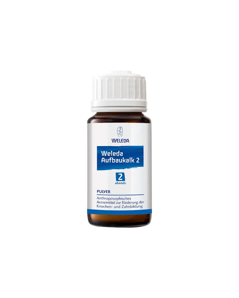 Weleda Koerperpflege NahrungsergaenzungsmittelAufbaukalk Morgens & Abends 2 abends 230,22 € / 1 kg 
