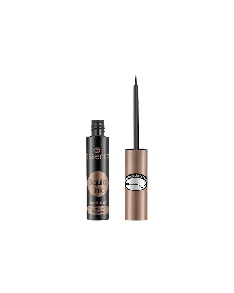 essence Augen Eyeliner-KajalLiquid Ink Eyeliner Waterproof Nr. 02 Ash Brown 