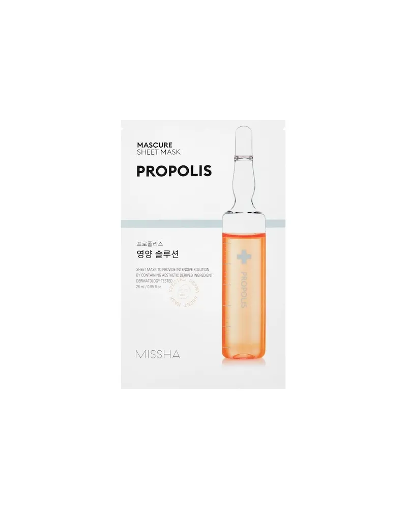 Missha Masken Tuchmasken Mask Mascure Propolis 