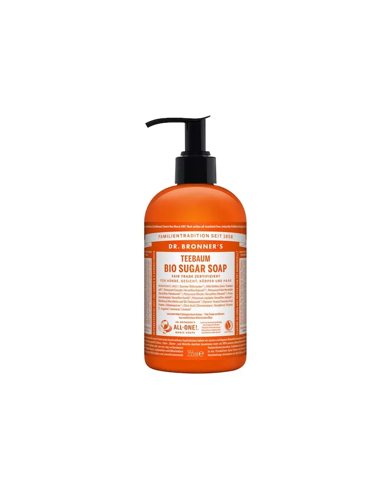 Dr. Bronner's Dr-Bronners Pflege FluessigseifenTeebaum Bio Sugar Soap 48,25 € / 1 l 