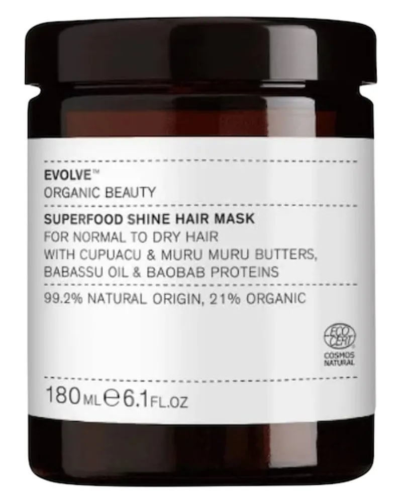 Evolve Organic Beauty Körper & Haarpflege Haarpflege Superfood Shine Hair Mask 