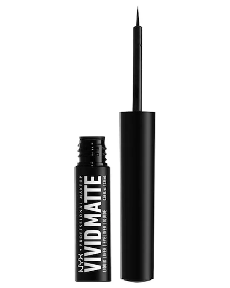 NYX Cosmetics Augen Make-up Eyeliner Vivid Matte Liquid Liner Black 