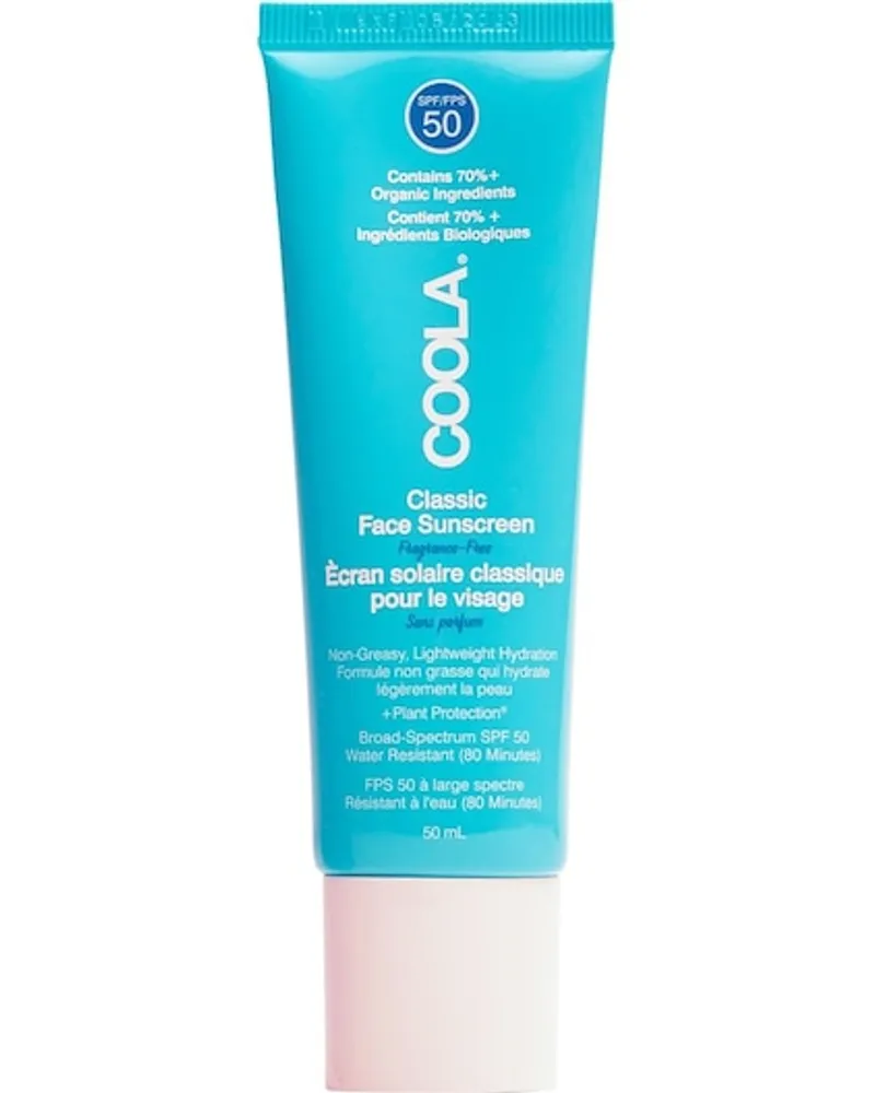 Coola Pflege Sonnenpflege Fragrance-FreeClassic Face Sunscreen SPF 50 