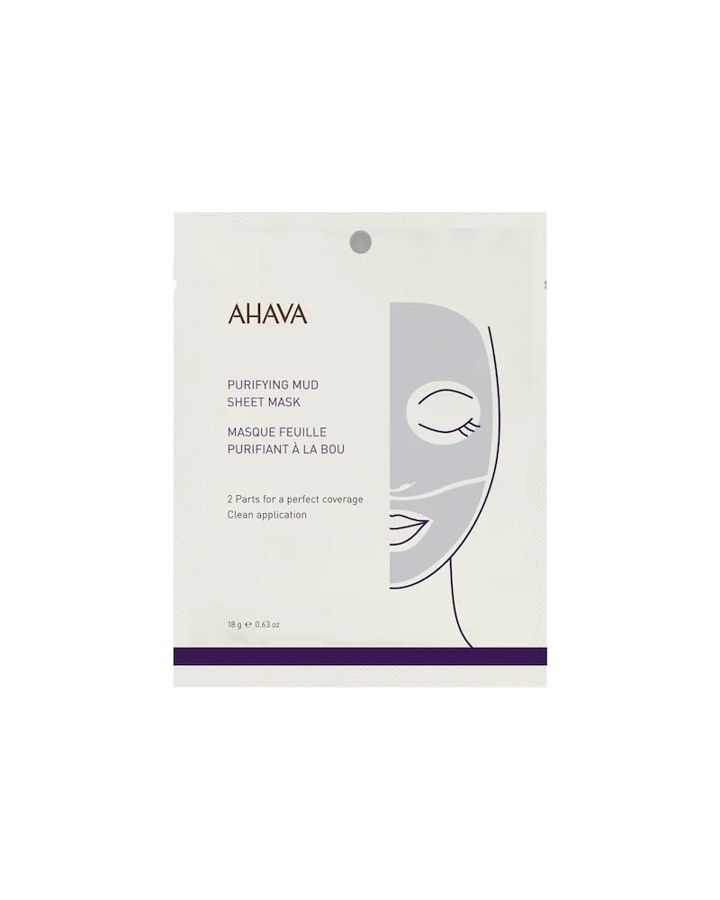 Ahava Gesichtspflege Time-To-ClearPurifying Mud Sheet Mask 666,67 € / 1 kg 