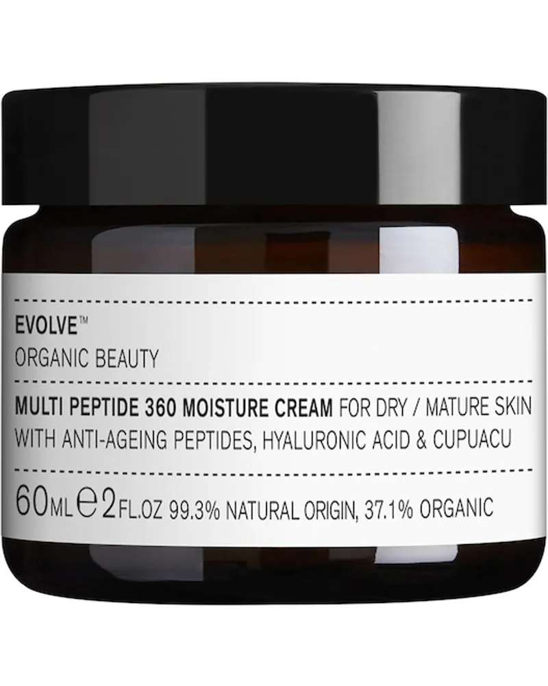 Evolve Organic Beauty Gesichtspflege Feuchtigkeitspflege Multi Peptide 360 Moisture Cream 