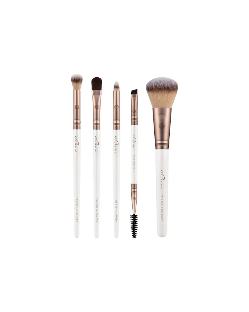 Luvia Cosmetics Luvia-Cosmetics Pinsel PinselsetPrime Vegan Daily Selection Round Blender + Pencil Brush + Full Face Brush + Cream Shader + Duo Brow Brush 29,90 
