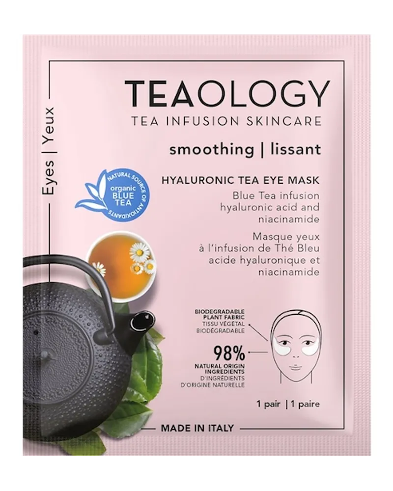 Tea Infusion Skincare Pflege Gesichtspflege Hyaluronic Eye Mask 