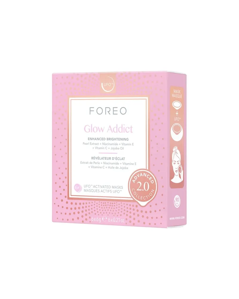 FOREO Gesichtspflege MaskenbehandlungGlow Addict 2.0UFO Maskenpads 