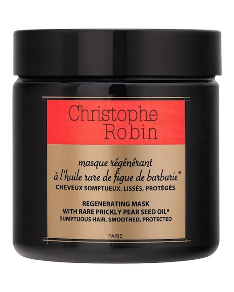 Christophe Robin Haarpflege Masken Regenerating Mask with Rare Prickly Pear Seed Oil 