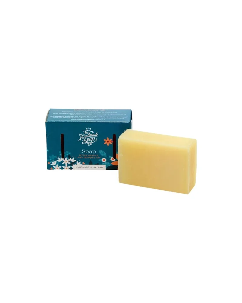 The Handmade Soap The-Handmade-Soap Collection Bitter-Orange,-Pink-Pepper-HaySeifenstück 70,00 € / 1 kg 
