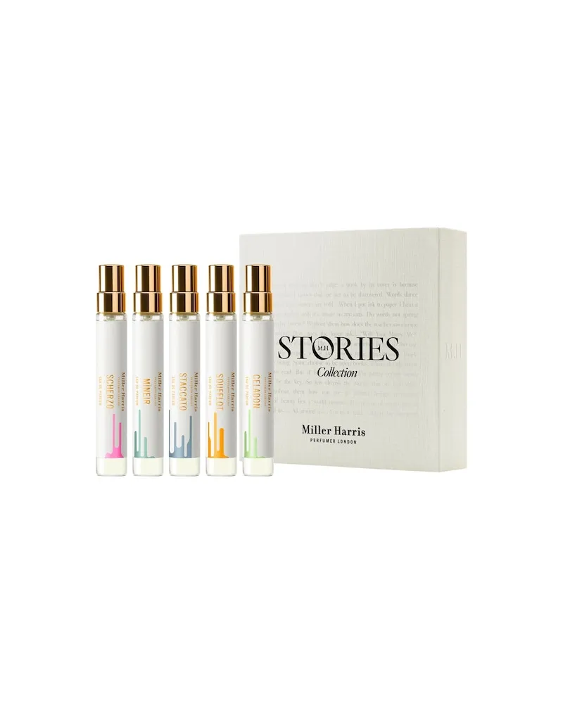 Miller Harris Miller-Harris Unisexduefte Stories-CollectionGeschenkset Eau de Parfum Spray Celadon 7.5 ml + Eau de Parfum Spray Soufflot 7.5 ml + Eau de Parfum Spray  Scherzo 7.5 ml + Eau de Parfum Spray  Staccato 7.5 ml 