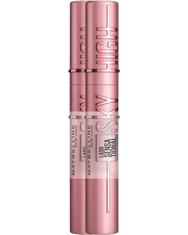 Maybelline Augen Make-up Mascara Mascara Lash Sensational Sky High Nr. 01 Very Black Duo Pack 